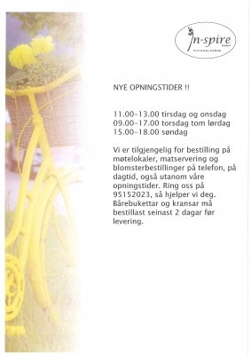 nye opningstider