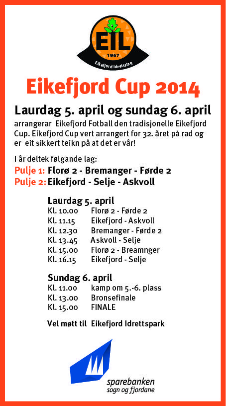 2014 Eikefjord Cup 2014 Firdaposten