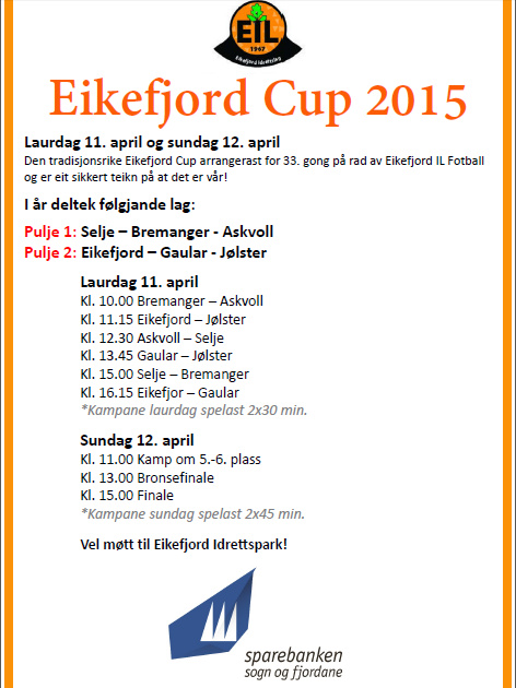 Eikefjord Cup 2015
