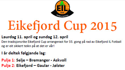 Eikefjord Cup 2015 2